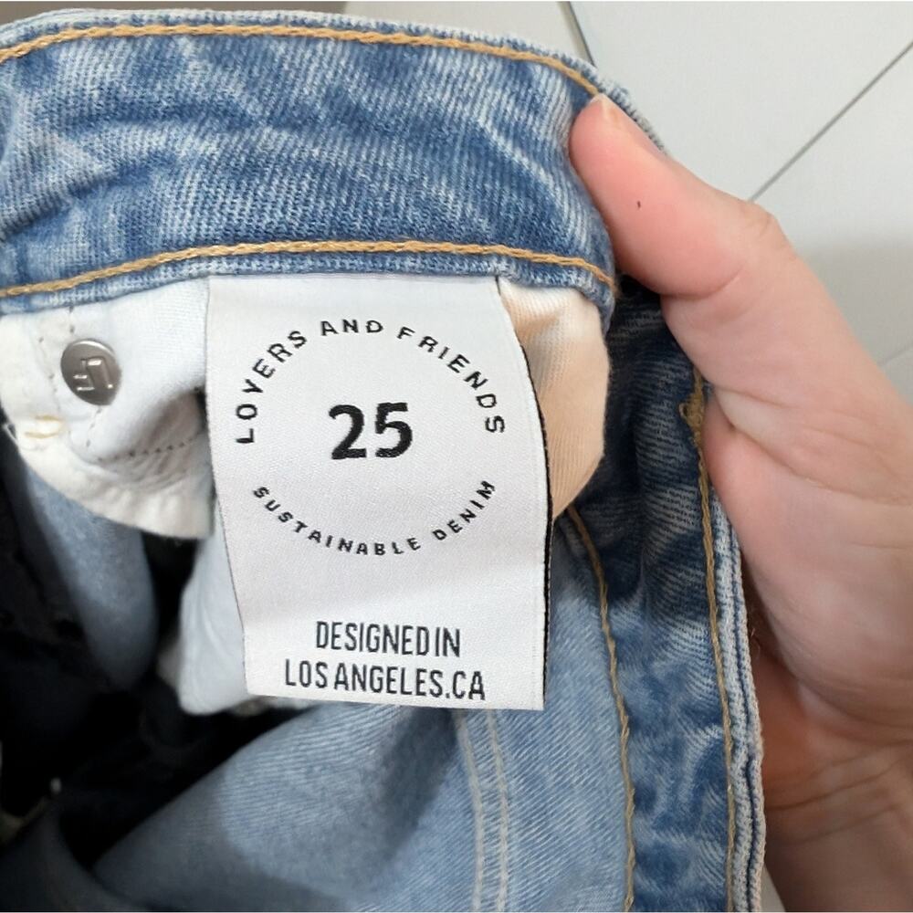 Revolve Lovers and Friends Reece High Rise Straight Jeans - Picture 4 of 6